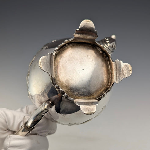 約 1840 年英國古董銀盤小茶壺